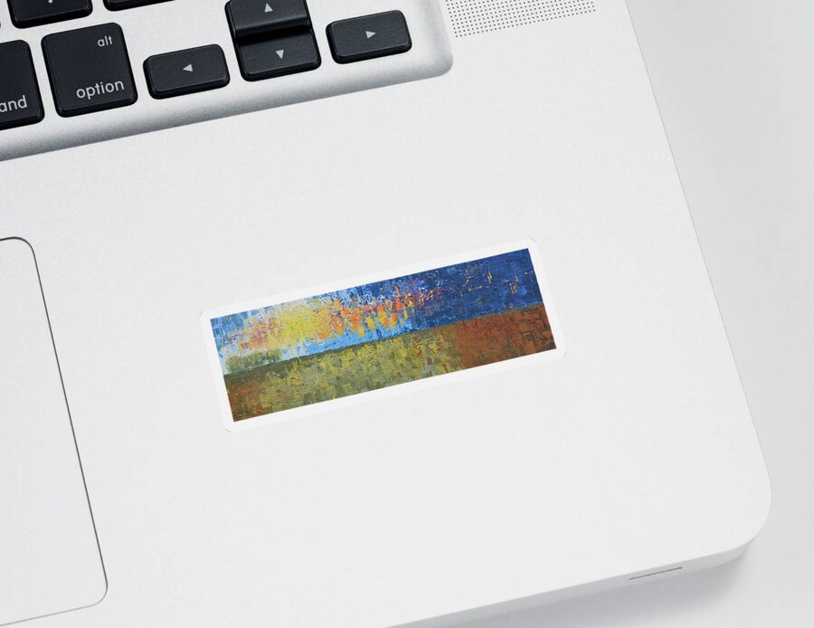  Sticker featuring the painting Every Day by Linda Bailey