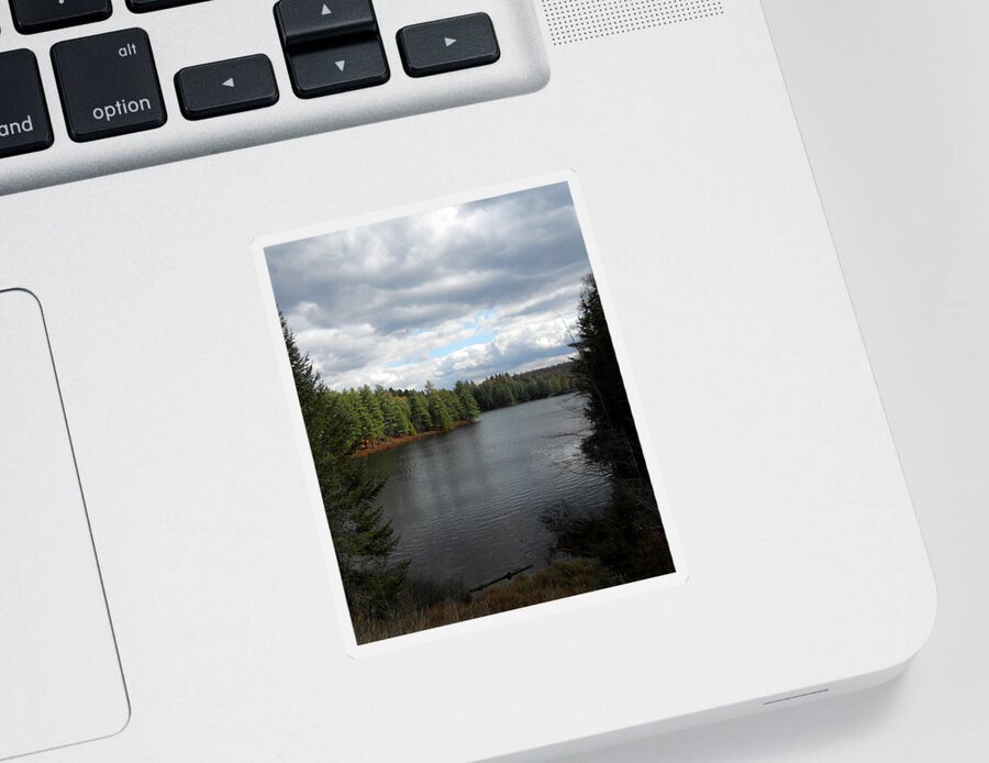 New York Sticker featuring the photograph Fall in the Adirondacks 2 by Maggy Marsh