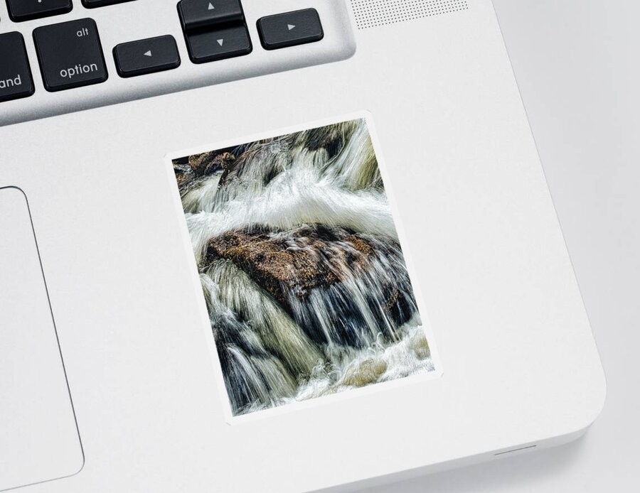 Falling Water Sticker featuring the photograph Falling by Jim Signorelli