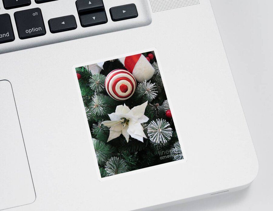 Accessories Sticker featuring the photograph Festive Ornaments by World Reflections By Sharon