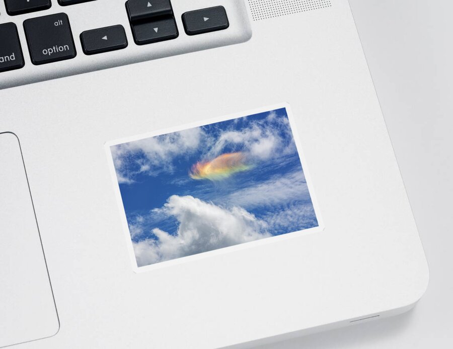 Colours Sticker featuring the photograph Fire Rainbow by Pelo Blanco Photo