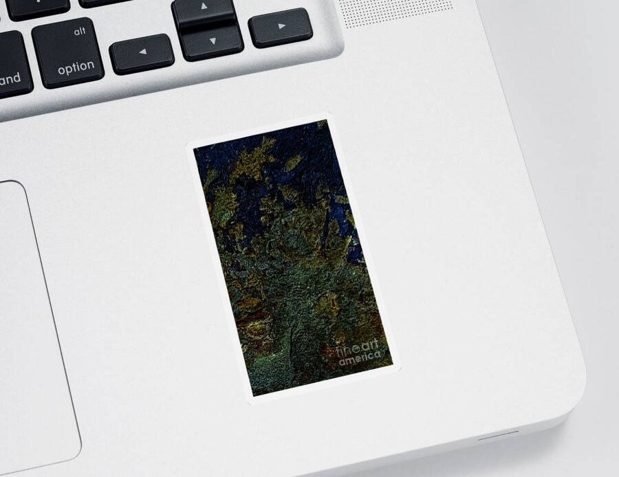 Mother Nature Flagstone Sticker featuring the digital art Flagstone Jewel by Glenn Hernandez