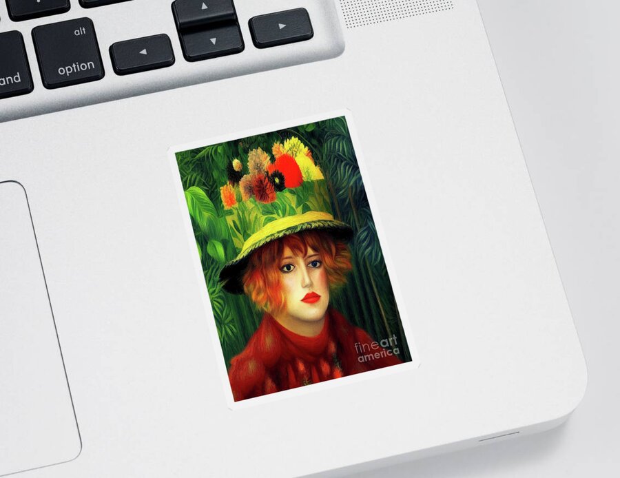 Renoir Sticker featuring the photograph Fleuris de Renoir by Jack Torcello