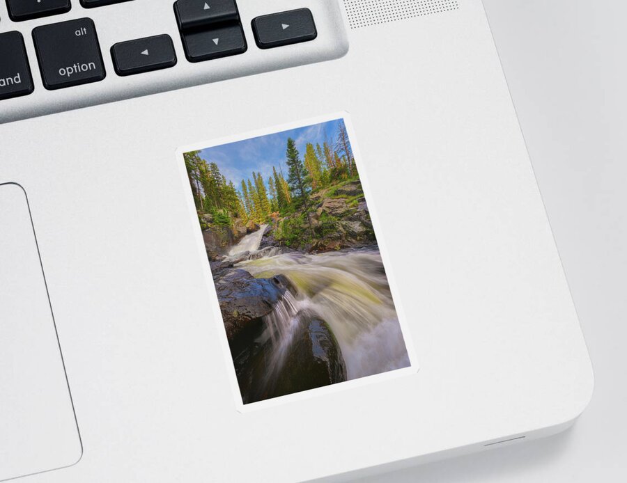 Colorado Sticker featuring the photograph Flowing by Darren White
