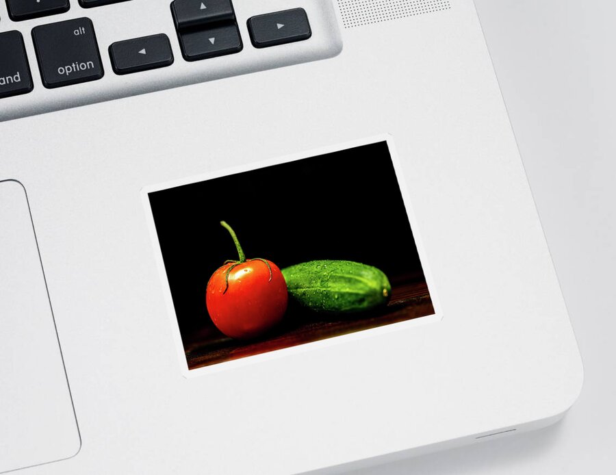 Food Sticker featuring the photograph Food Photography - Vegetables by Amelia Pearn