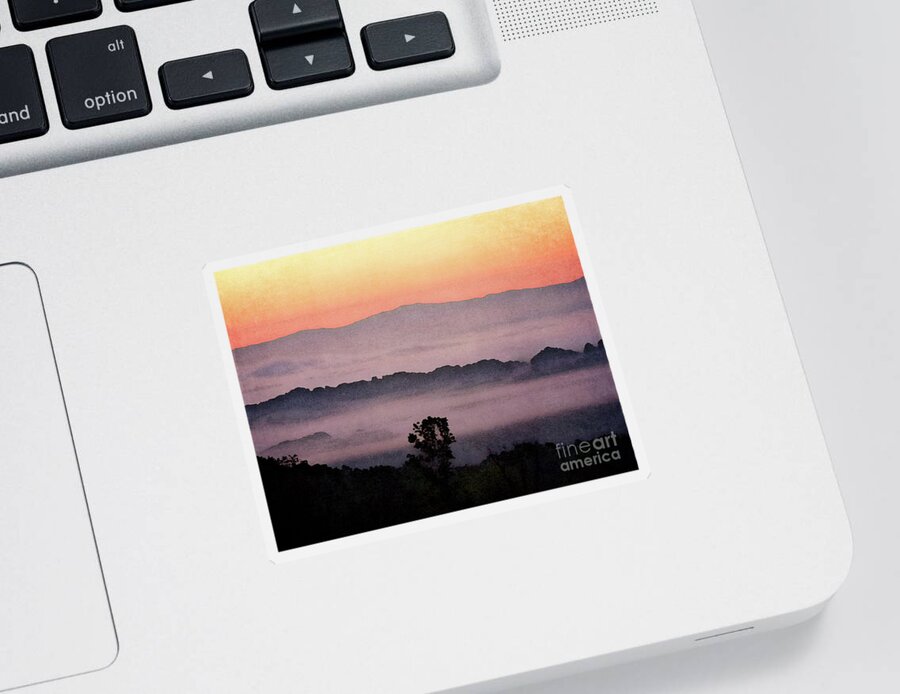 Tennessee Sticker featuring the photograph Foothills of the Smoky Mountains by Phil Perkins