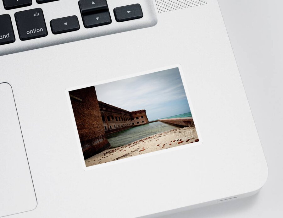 Dry Tortugas Sticker featuring the photograph Fort Jefferson, Dry Tortugas by Rich S