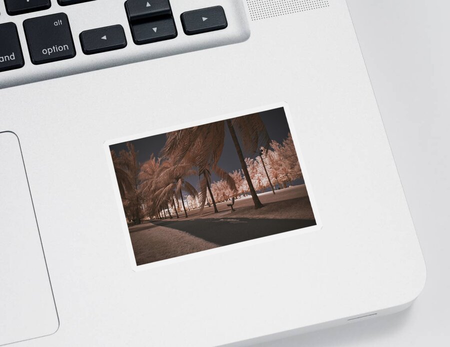 Infrared Photography Sticker featuring the photograph Goodman's Bay 1 by Gian Smith