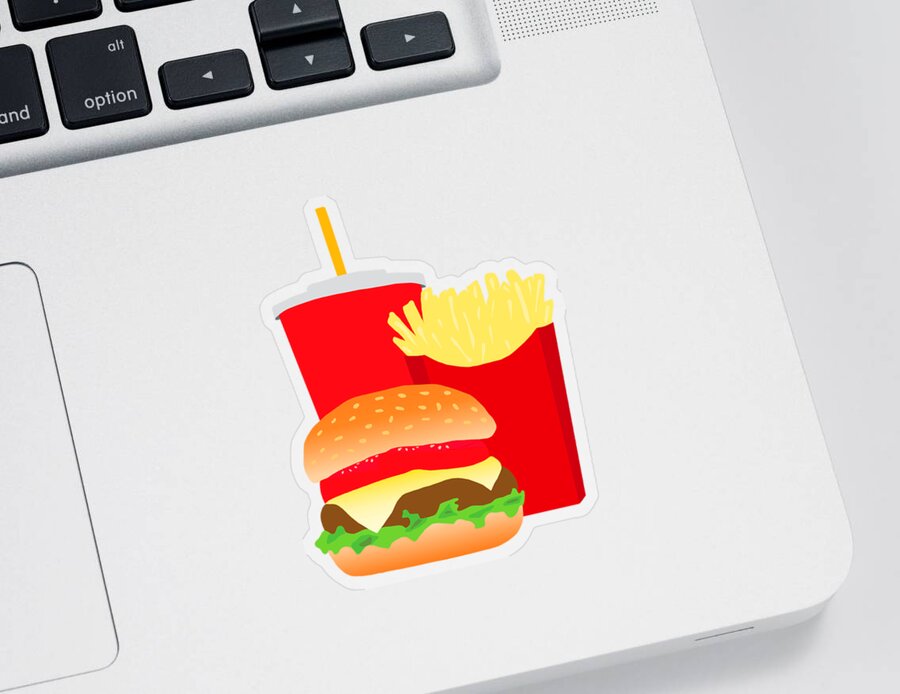Fast Food And Drink Stickers Collection