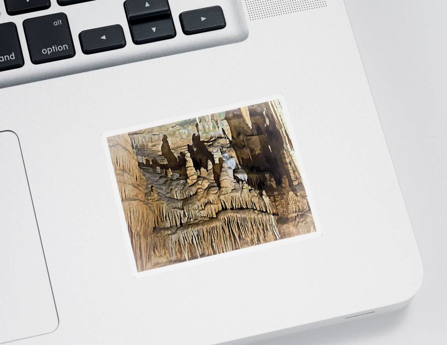 Cave Sticker featuring the photograph Hidden Figures by Roberta Byram