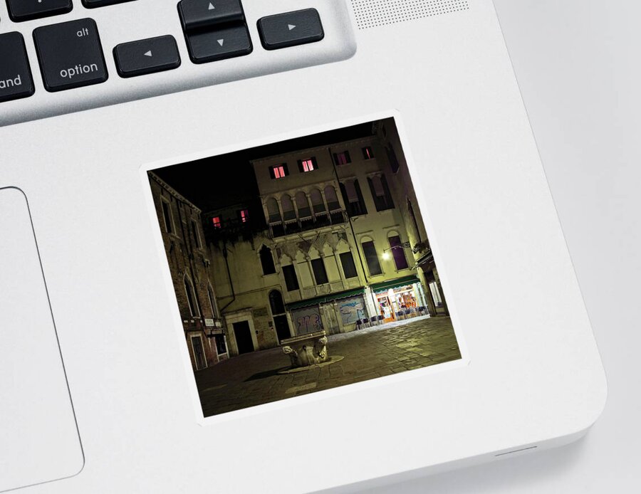 Venice Sticker featuring the photograph Hopper in Venice by Eyes Of CC