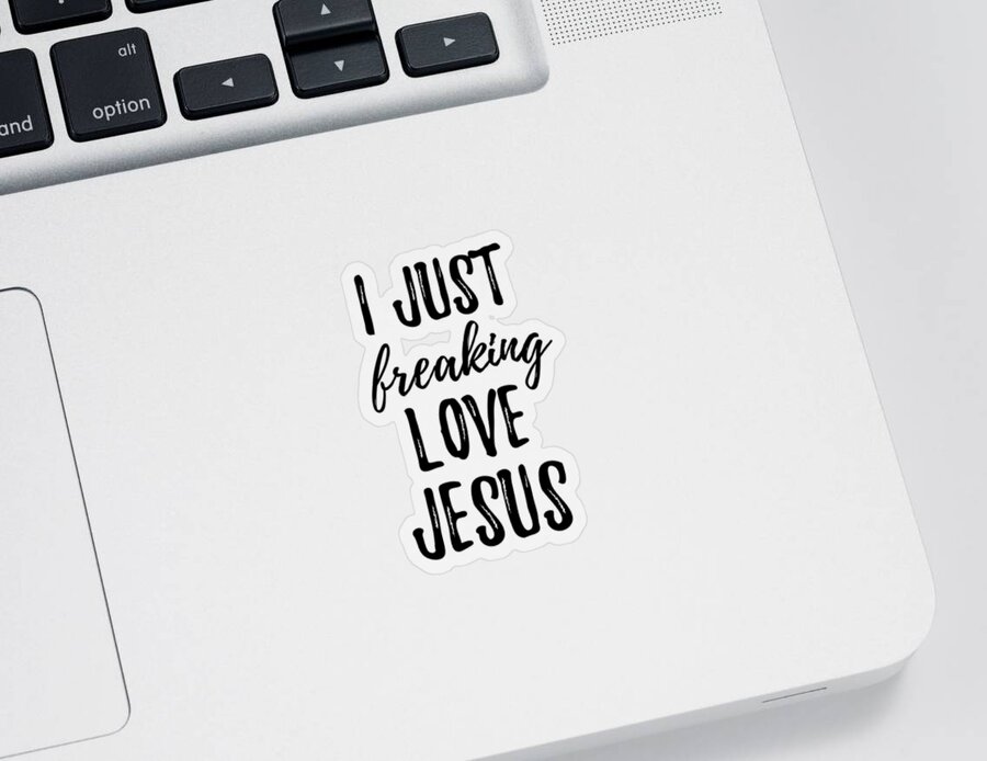 Jesus Christ Loves Stickers, Love Jesus Laptop Stickers
