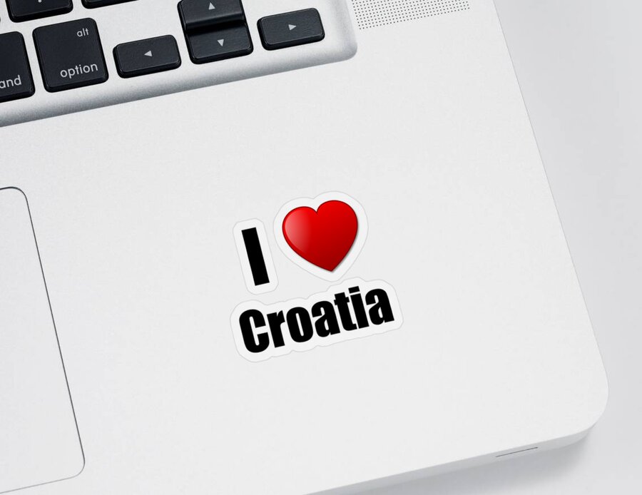 I Love Croatia Sticker by Jeff Creation - Pixels