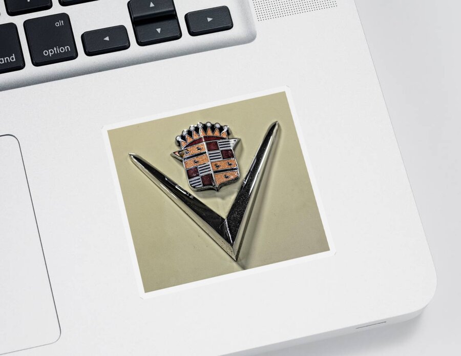Headlamp Sticker featuring the photograph Icon of a Classic by Maggy Marsh