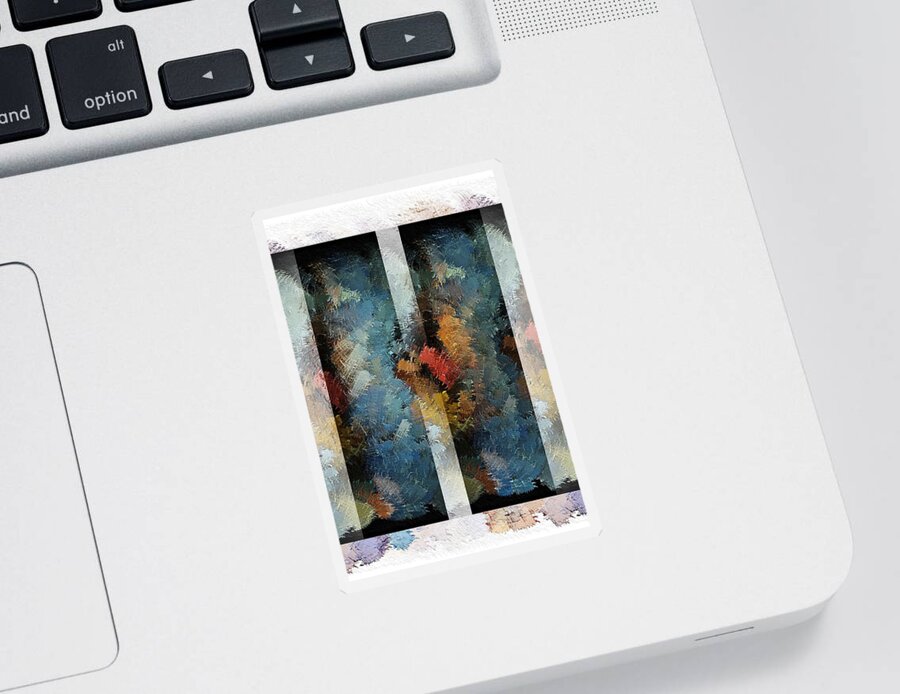 Window Sticker featuring the digital art Illusion 2 by David Manlove