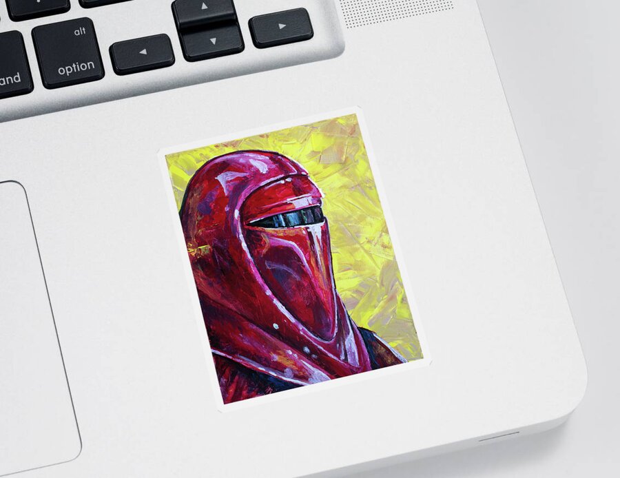 Star Wars Sticker featuring the painting Imperial Guard by Aaron Spong