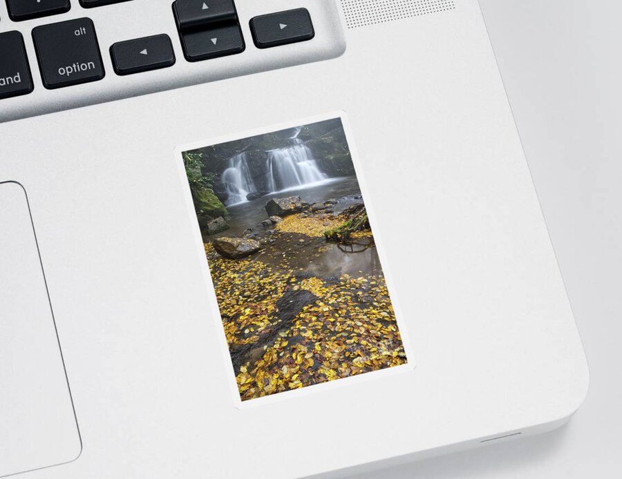 Indian Flats Falls Sticker featuring the photograph Indian Flats Falls 13 by Phil Perkins