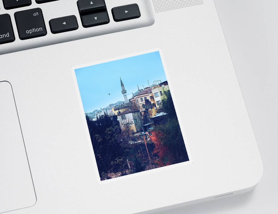 Istanbul Sticker featuring the photograph Istanbul by Nisah Cheatham