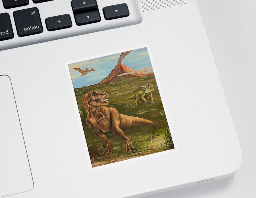 Jurassic World Sticker by Kally Wininger - Pixels