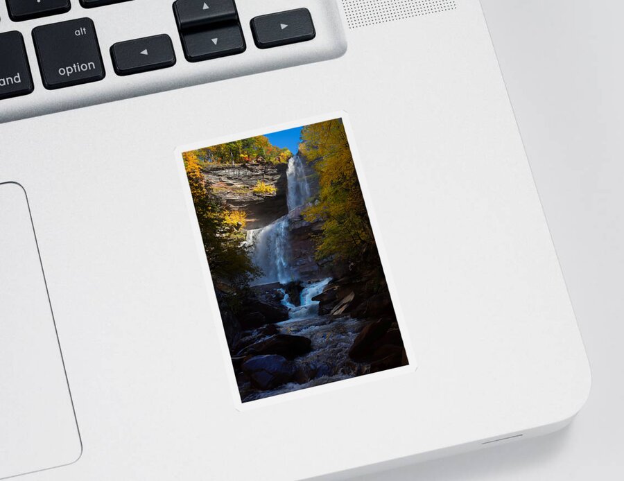 Waterfall Sticker featuring the photograph Kaaterskill Falls 3 by Flinn Hackett