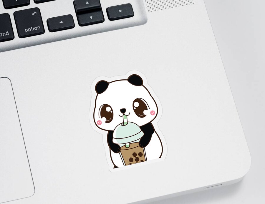 Kawaii Cute Boba Panda Bear Classic Bubble Pearl Milk Tea Poster by Finnly  Maria - Pixels