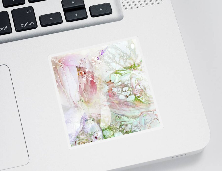Floral Sticker featuring the photograph Lady's Slipper by Karen Lynch