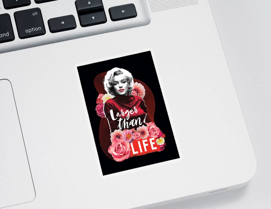 Marilyn Monroe Sticker featuring the photograph Larger Than LIFE by LIFE Picture Collection