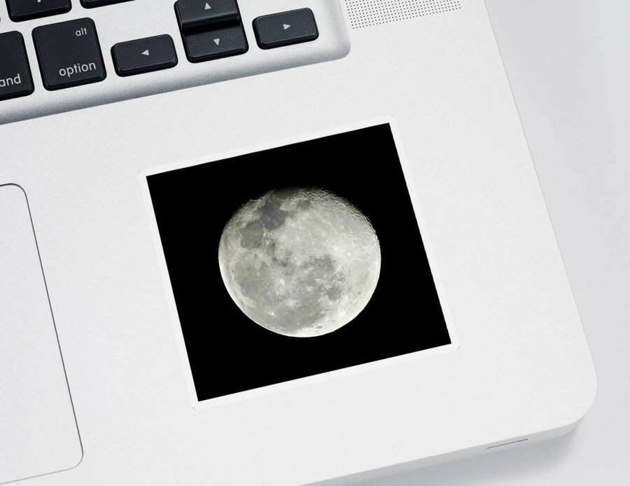 Moon Sticker featuring the photograph Lasso The Moon Please by Lizette Tolentino