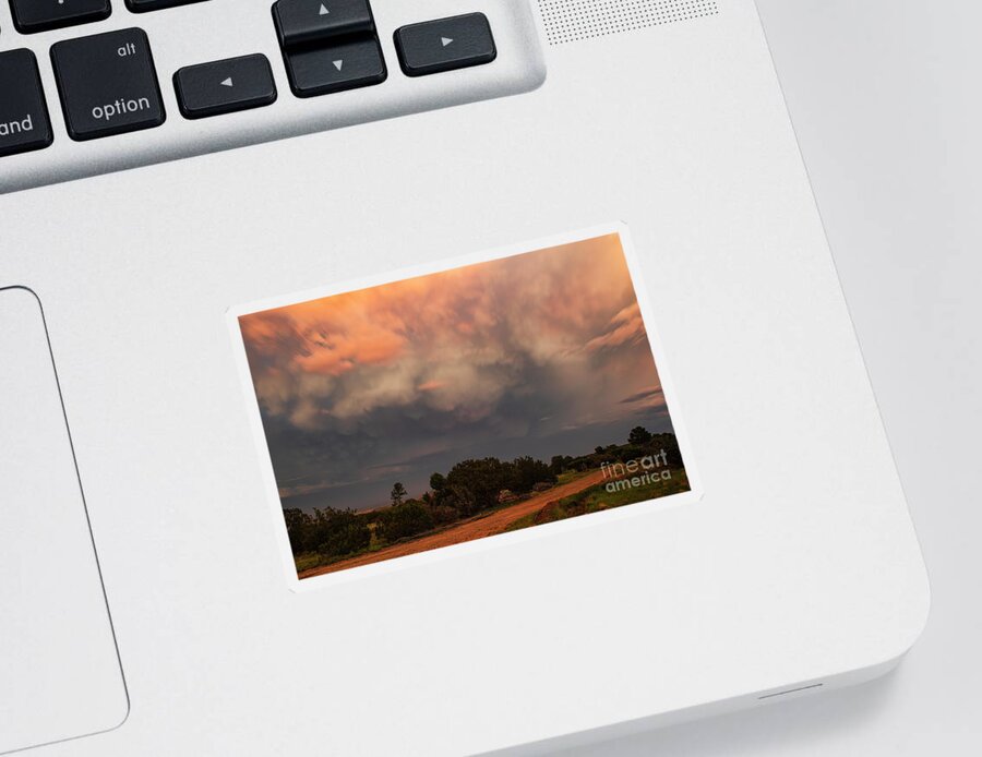 Natanson Sticker featuring the photograph Late Afternoon Storm by Steven Natanson