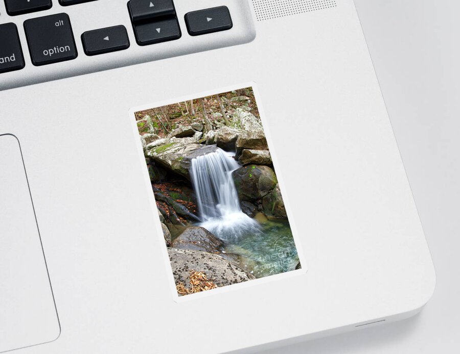 Laurel Fall Sticker featuring the photograph Laurel Creek 6 by Phil Perkins