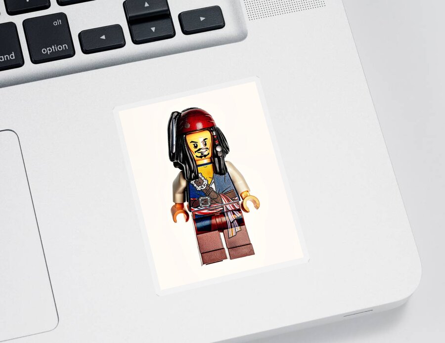 Pirate Sticker featuring the photograph Lego People 4 by James Sage