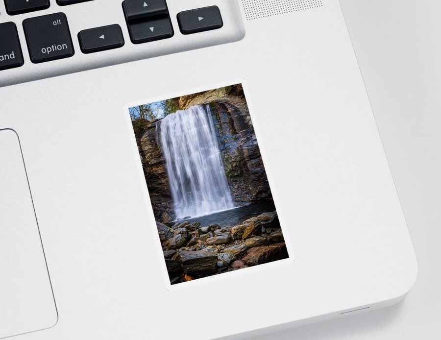2022 Sticker featuring the photograph Looking Glass Falls by Charles Hite