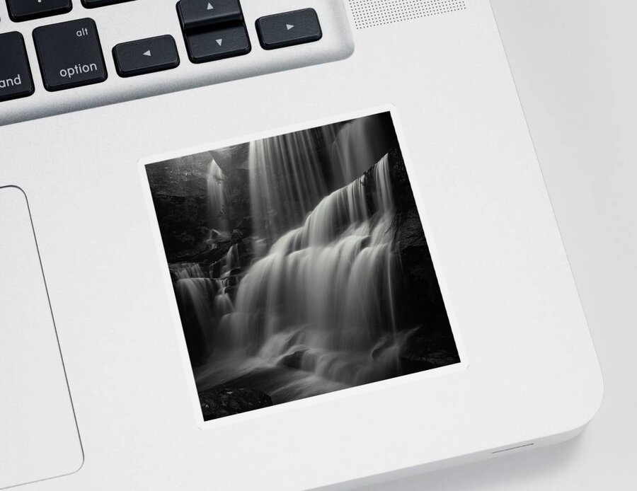 Waterfall Sticker featuring the photograph Madden Falls by Grant Galbraith