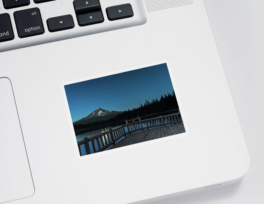 Forest Sticker featuring the photograph Majestic Mount Hood No.1 by Margaret Pitcher