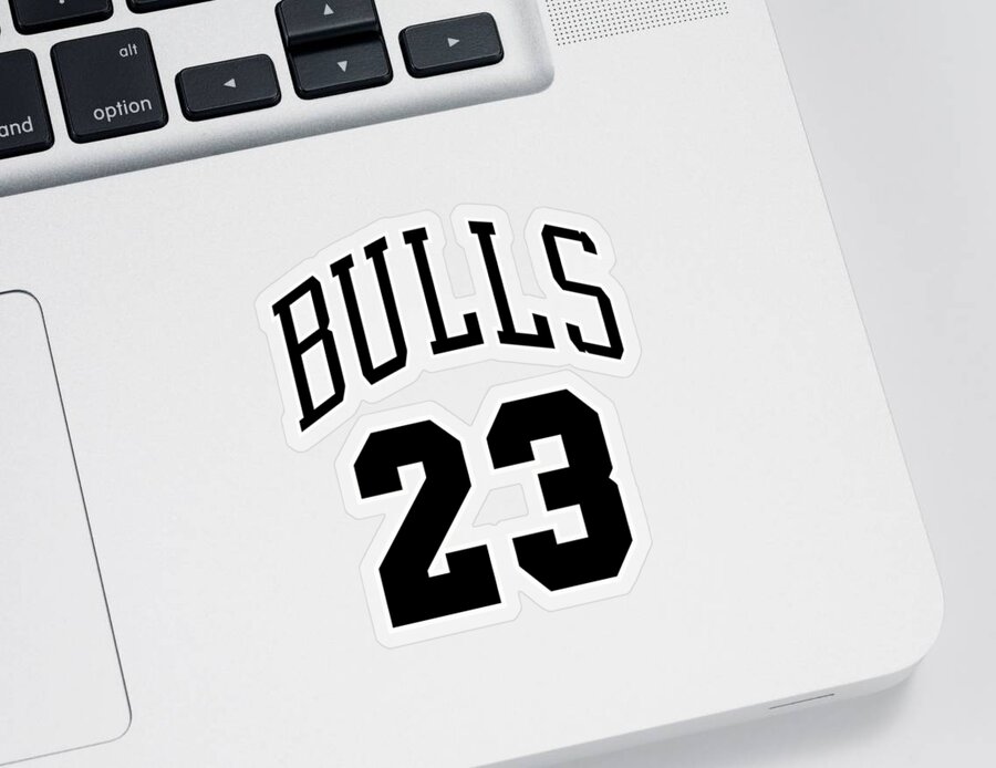 Michael Jordan Jersey Sticker by Zamira Wulandari - Pixels