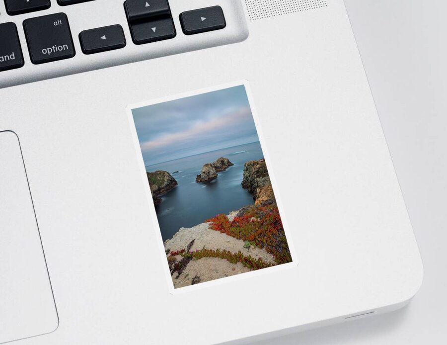Landscape Sticker featuring the photograph Morning Blue by Jonathan Nguyen