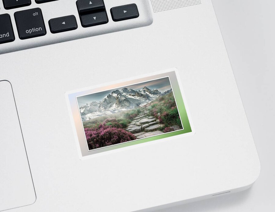 Mountain Sticker featuring the photograph Mountain Landscape by Nancy Ayanna Wyatt