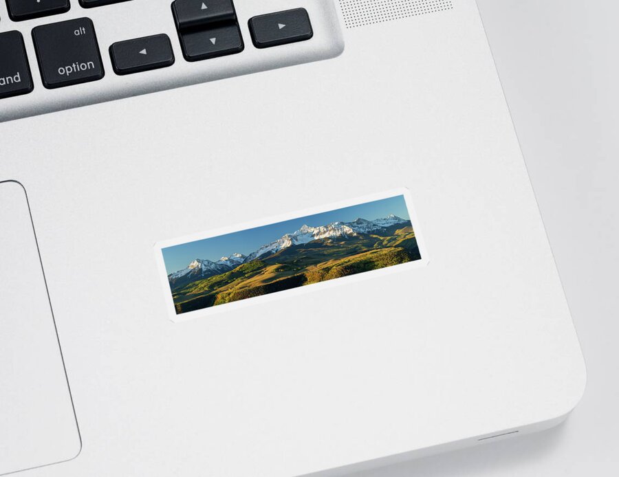  Sticker featuring the photograph Mt. Willson Colorado by Wesley Aston