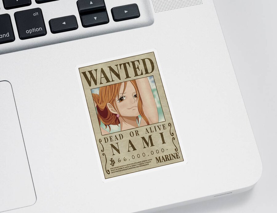 Nami One Piece Wanted - Nami One Piece - Sticker