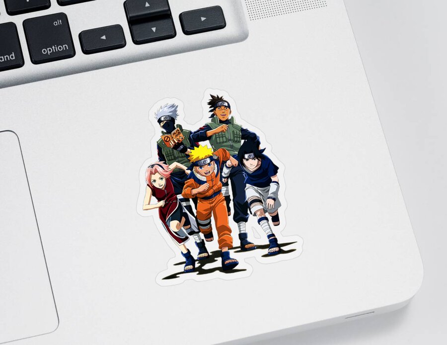 Naruto Uzumaki Team 7 Sticker by Victoria Carroll - Pixels