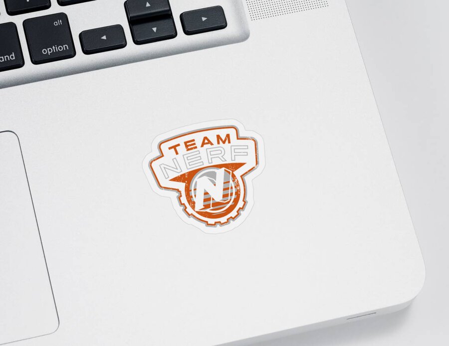 Nerf Team Nerf Logo Sticker by Lilez Senim - Pixels