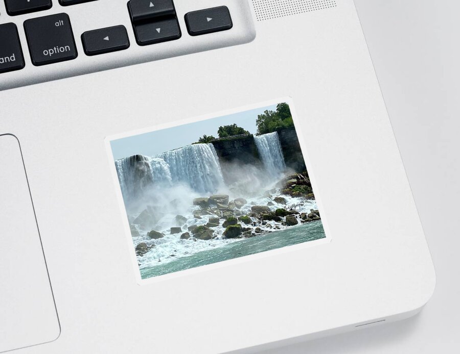 Niagara Falls Sticker featuring the photograph Niagara Falls by Medge Jaspan