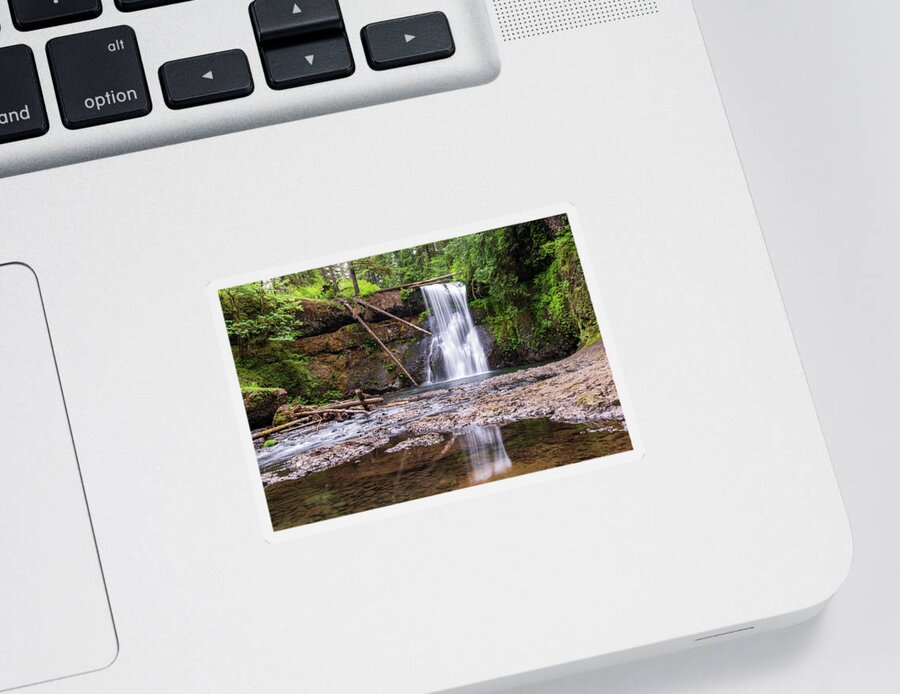 Falls Sticker featuring the photograph North Falls by Stephen Sloan
