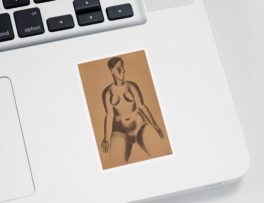 Nude Sticker by Frits Van den Berghe - Pixels