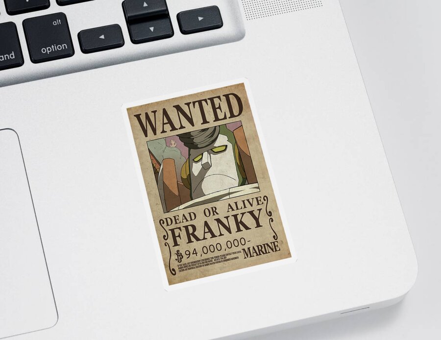 One Piece Wanted Poster - FRANKY Digital Art by Niklas Andersen