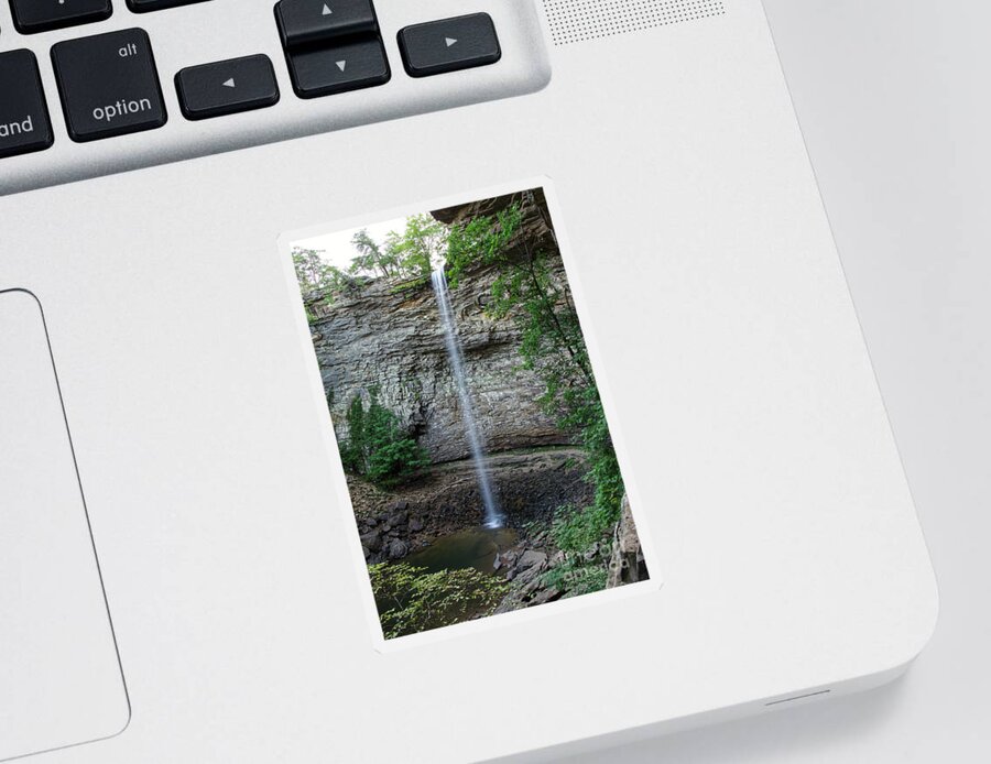 Tennessee Sticker featuring the photograph Ozone Falls 25 by Phil Perkins