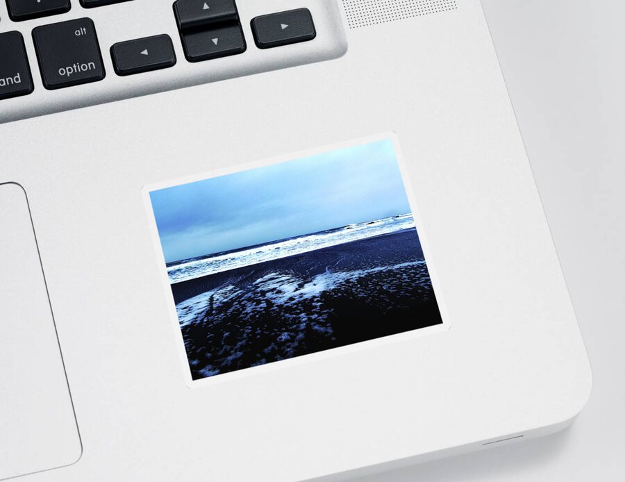 Ocean Sticker featuring the photograph Pacific Seascape by Melinda Firestone-White