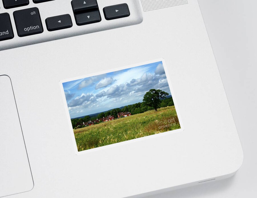 English Countryside Sticker featuring the photograph Panorama of the former Somerhill Estate Kent England by James Brunker