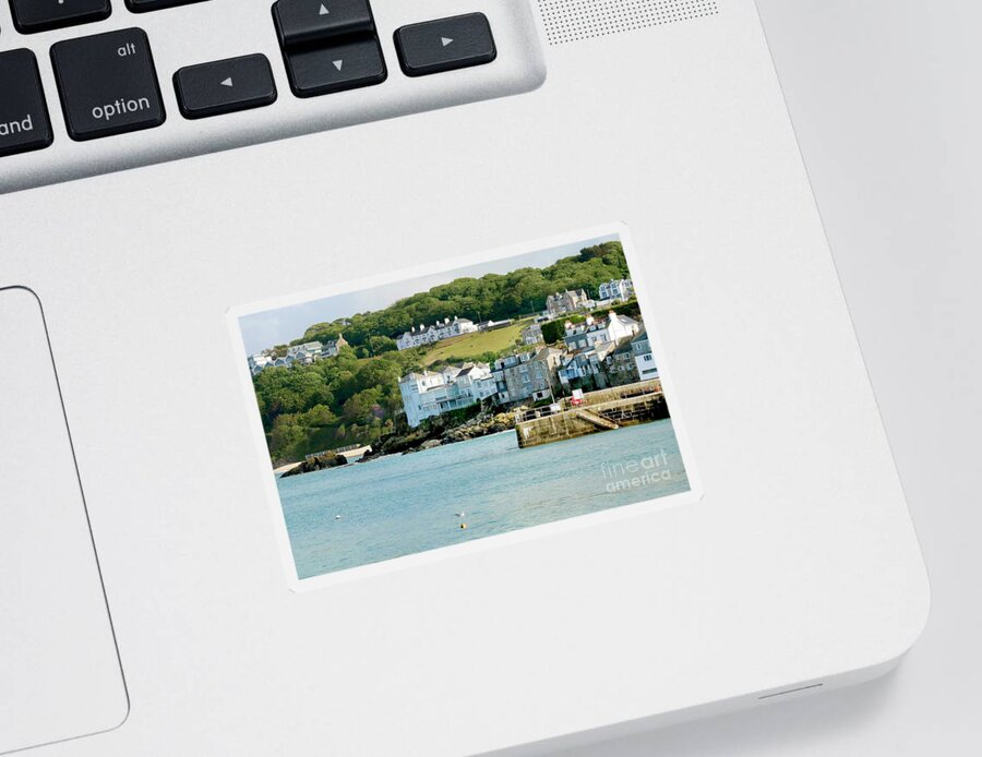 Pedn Olva Sticker featuring the photograph Pedn Olva Hotel Porthminster Beach St Ives by Terri Waters
