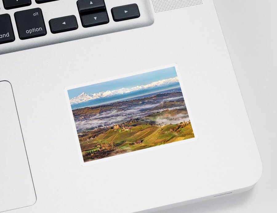 Piedmont Sticker featuring the photograph Piedmont Landscape by Elvira Peretsman